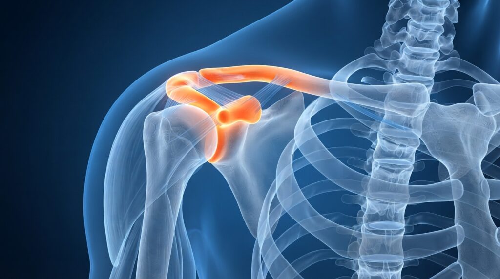 artrose acromioclavicular anatomia articulação acrômio clavícula ombro desgaste cartilagem