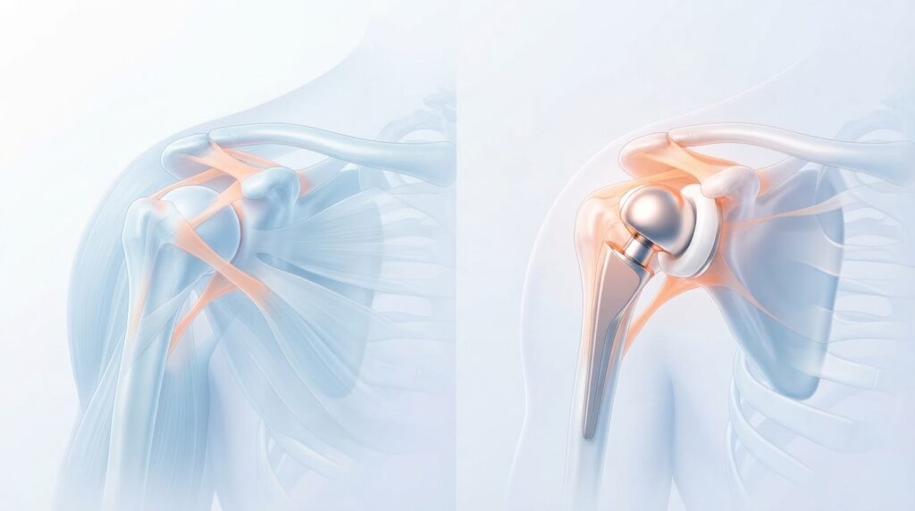 prótese do ombro artrose avançada indicação cirurgia substituição articular